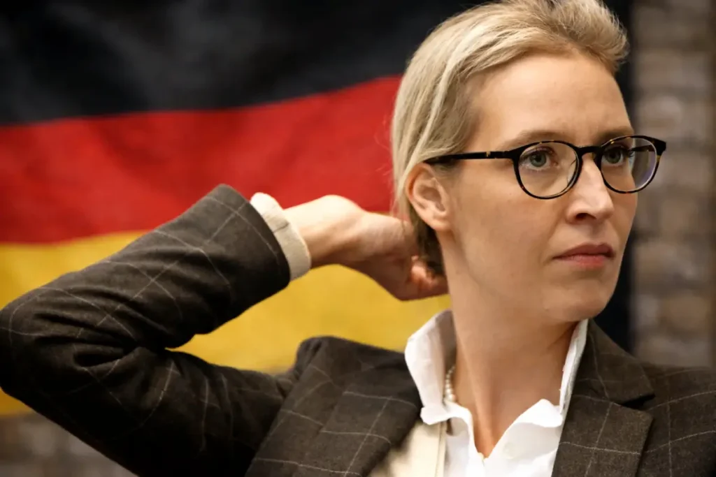 Alice Weidel Ohrprothese